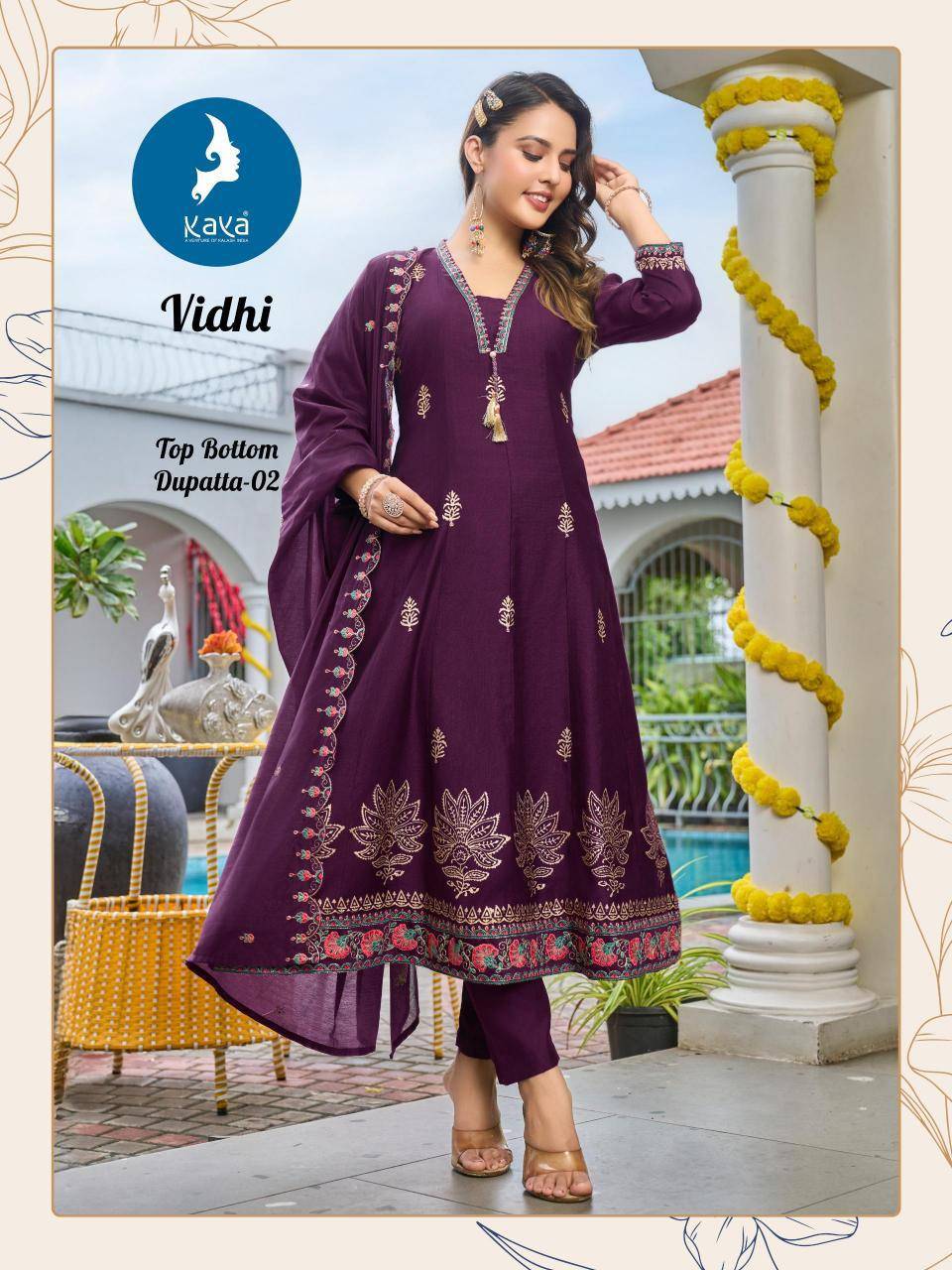 Kaya vidhi anarkali kurti factory in surat